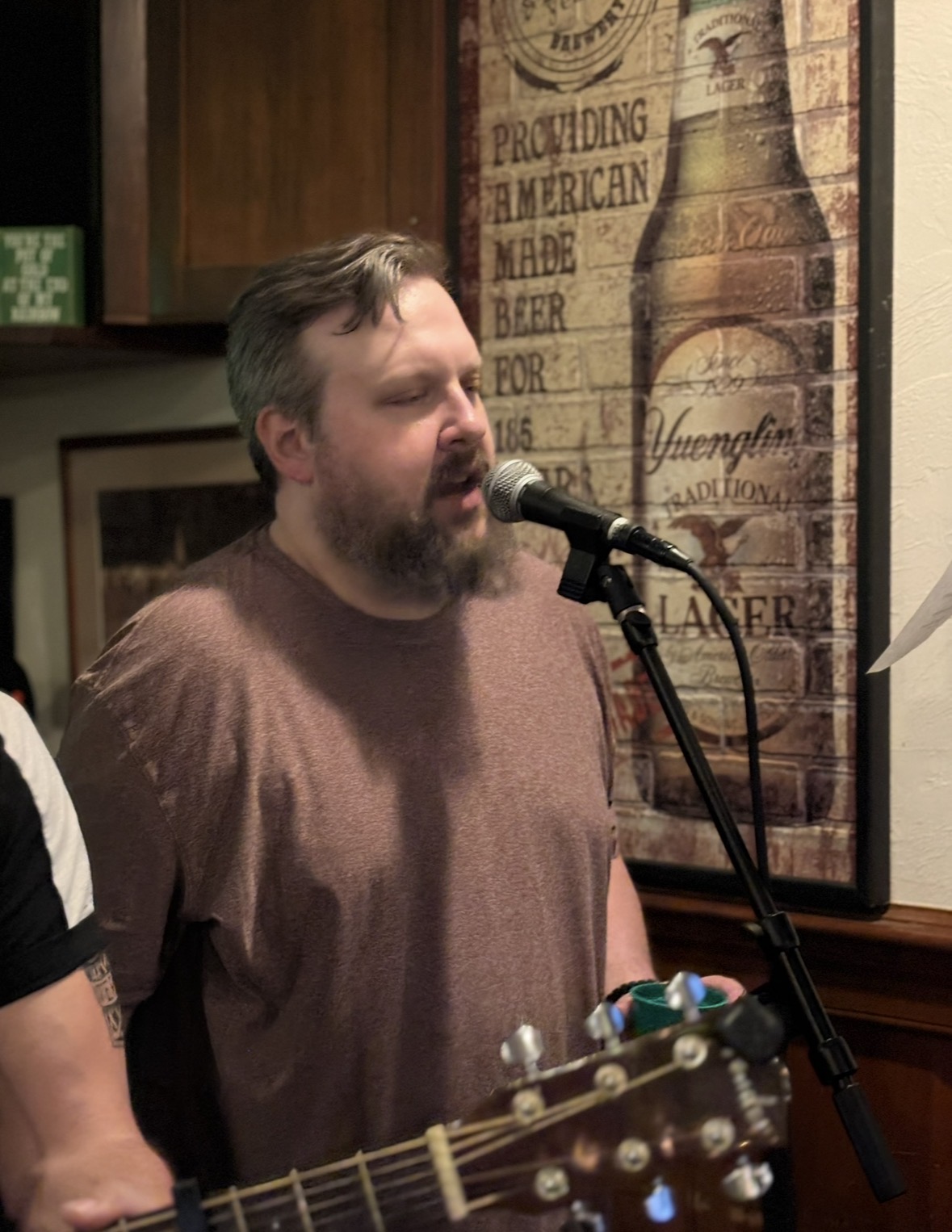 Brian Fink is the fiddle and violin player for the Irish and Celtic band Down by the Glenside with backup vocals in central pa