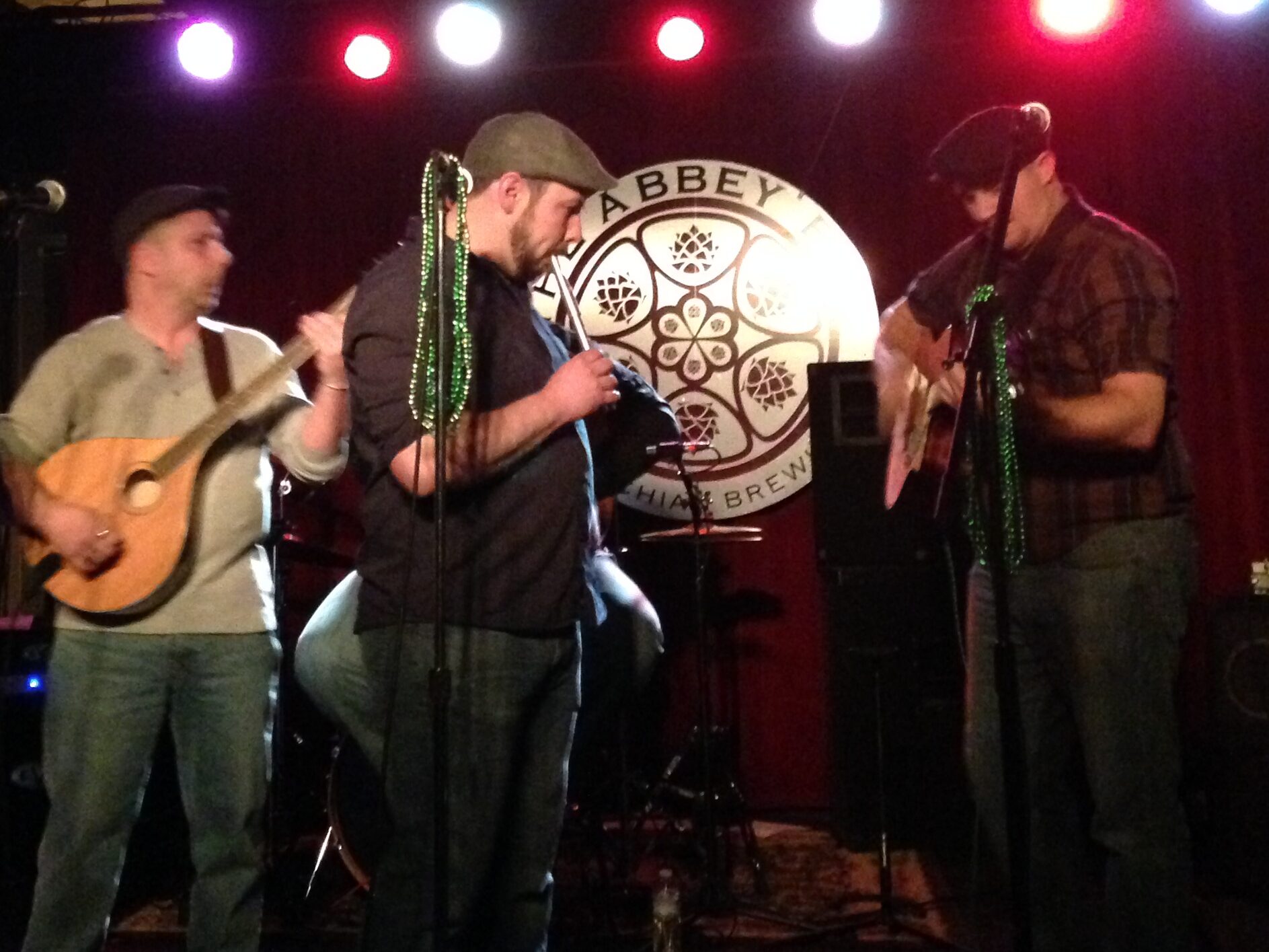 Irish band plays on the main stage at the Abbey Bar in Harrisburg, Pa.